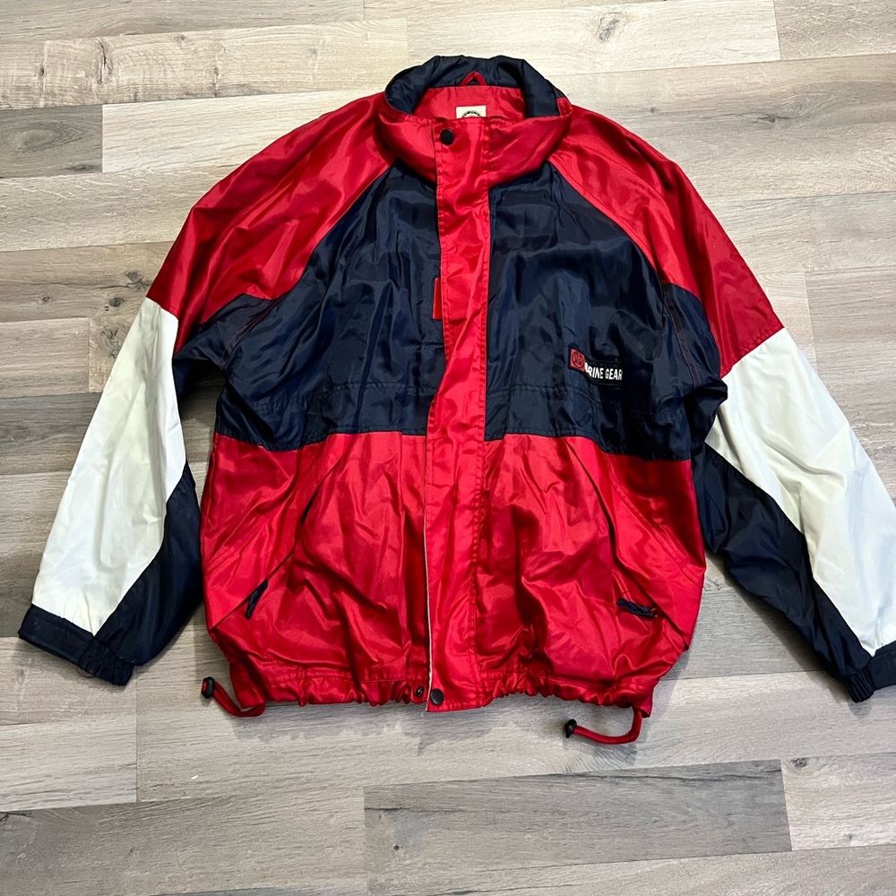 R&R Marine Gear Red and Navy Jacket XL